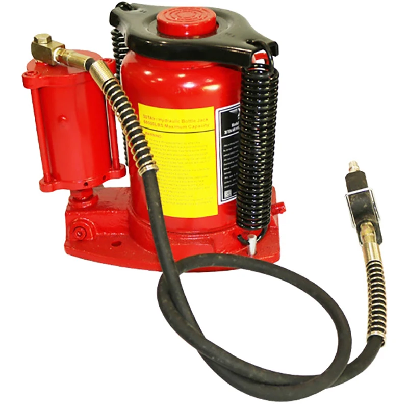 factory direct sale 30 ton air/manual bottle jack  with manual hand pump for best selling