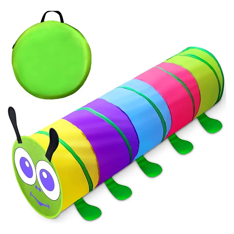 Christmas gift pop up crawl through baby tunnel backyard kids tunnel tube play toy tunnels