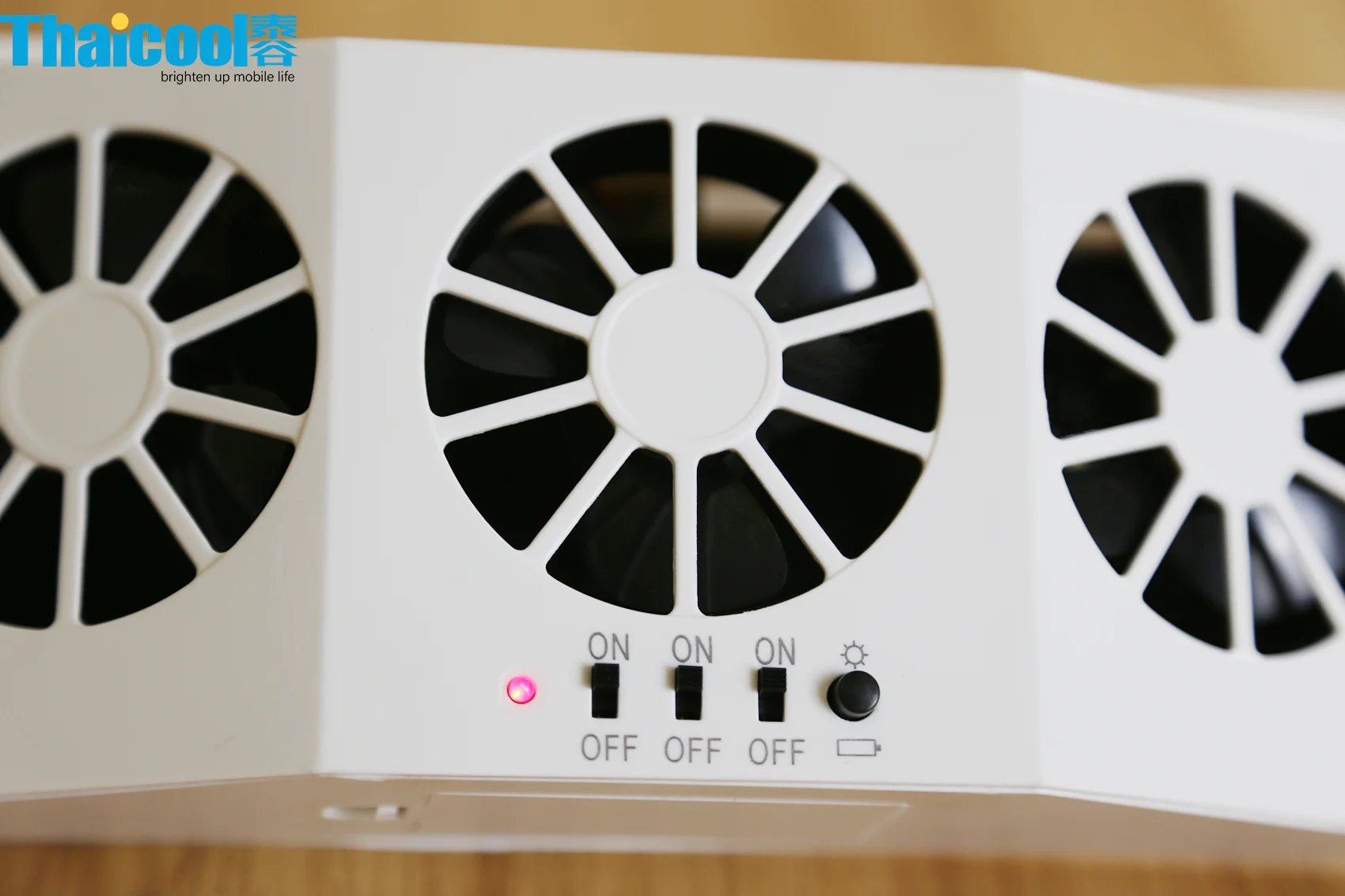 Car Cooling System Solar Panel Car Window Cooler 3 Three Fan Auto Solar Powered Ventilation Exhaust Fan