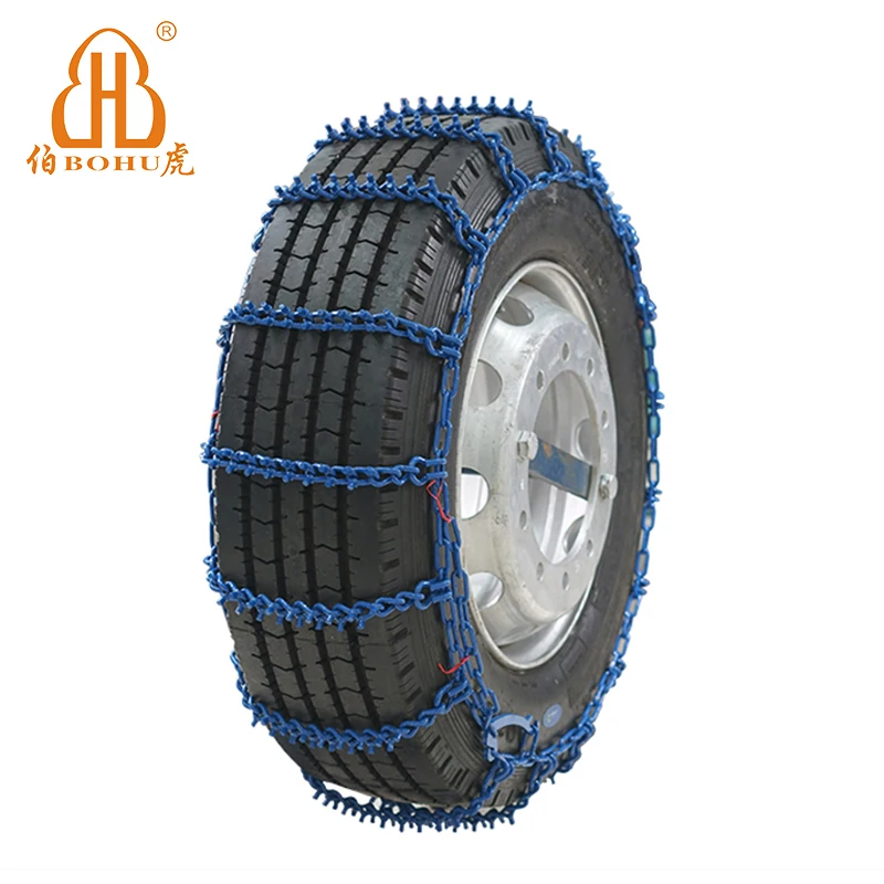 BOHU 2022 new design snow chain with stud breaking ice snow chains for semi truck snow chains