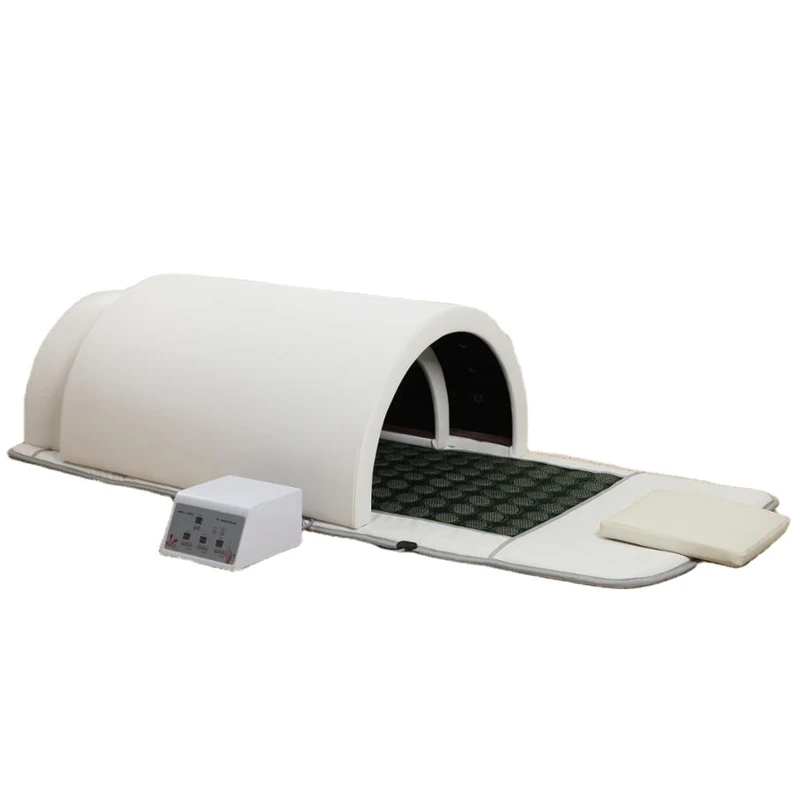 With Jade And Tourmaline Stones Beauty Weight Loss Machine Far Infrared Curve Capsule Sauna Bed