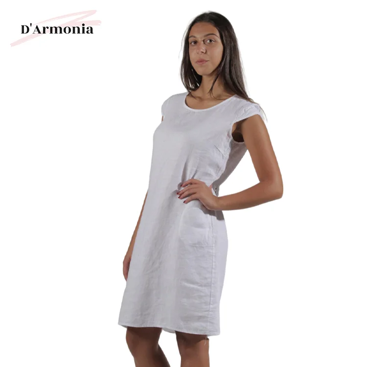 
Hot Sale Italia Linen Dress Women Made In Italy Linen Dresses 