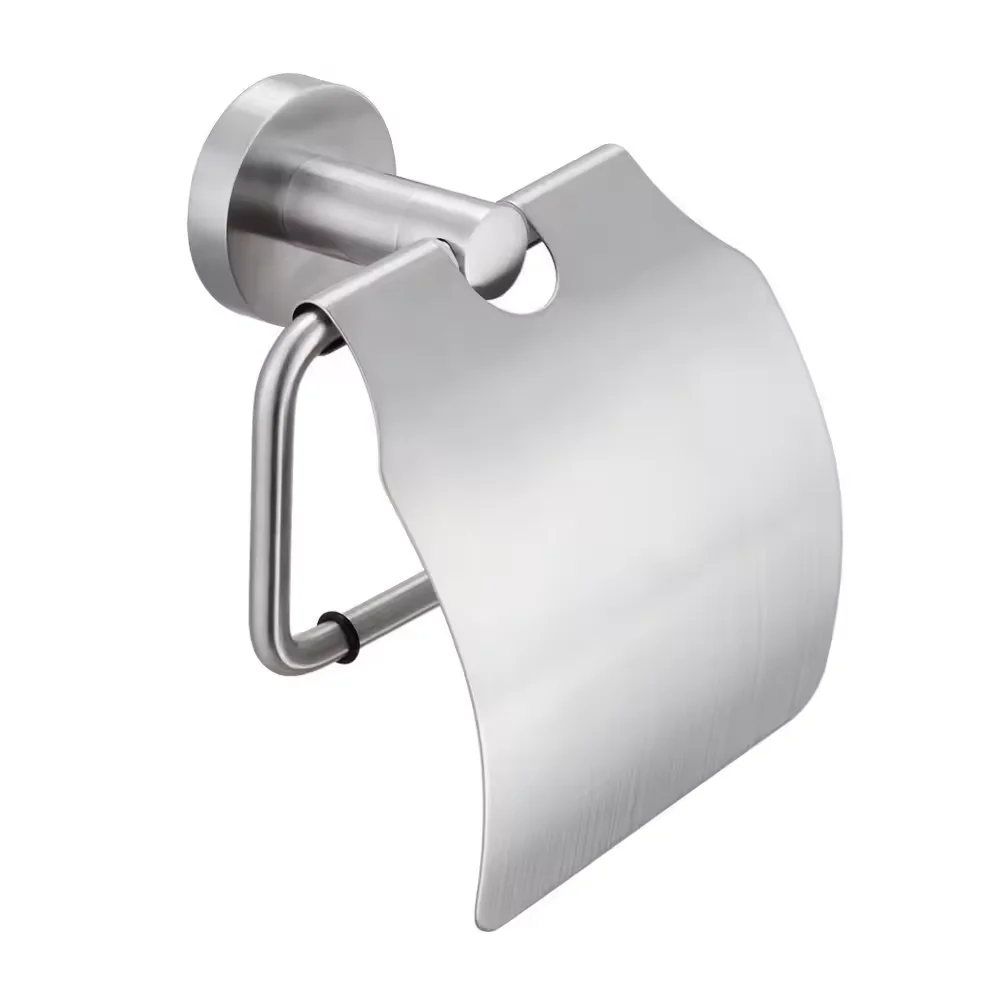 Tissue roll paper metal rustproof stainless steel bathroom toilet paper roll holder