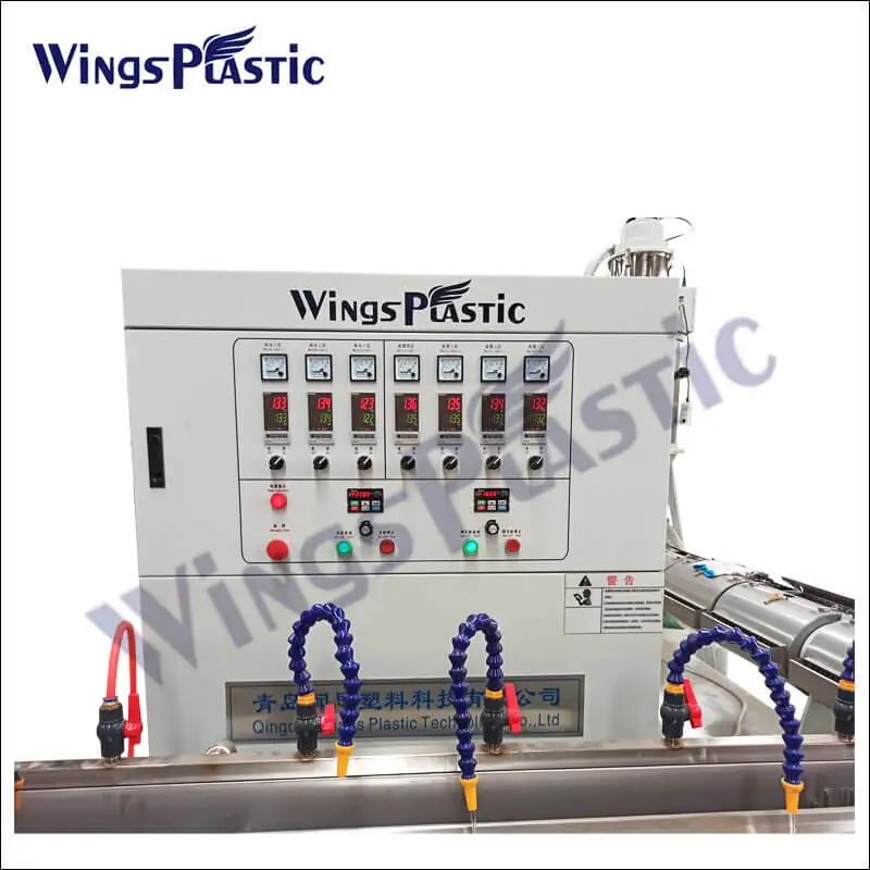 Plastic PVC Fiber Reinforced HDPE Spiral Corrugated Polypropylene Pipe Machine Produce Production Line