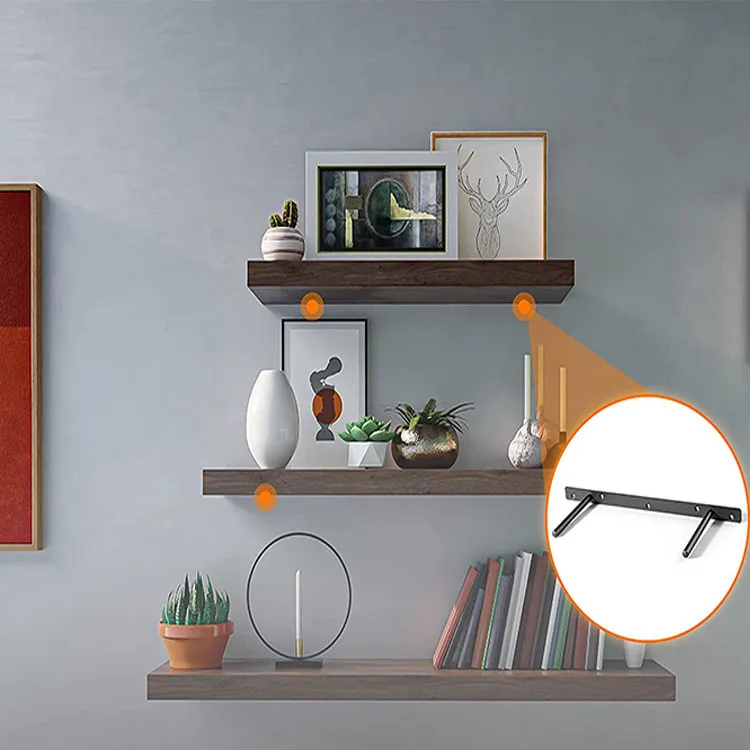 Customized Floating Shelf Bracket Blind Shelf Supports  Hidden Shelf Bracket