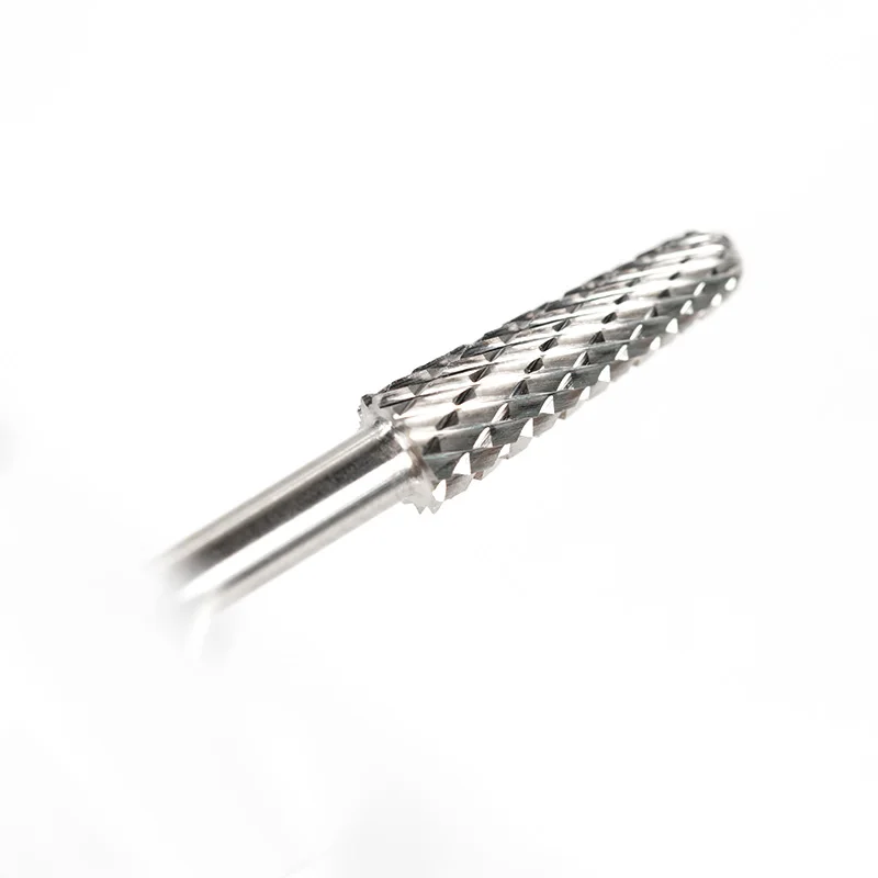 High Quality Wholesale Factory Price Round Shaped Nail Drill Bits Titanium Custom Logo Box Package XF Carbide Nail Bit
