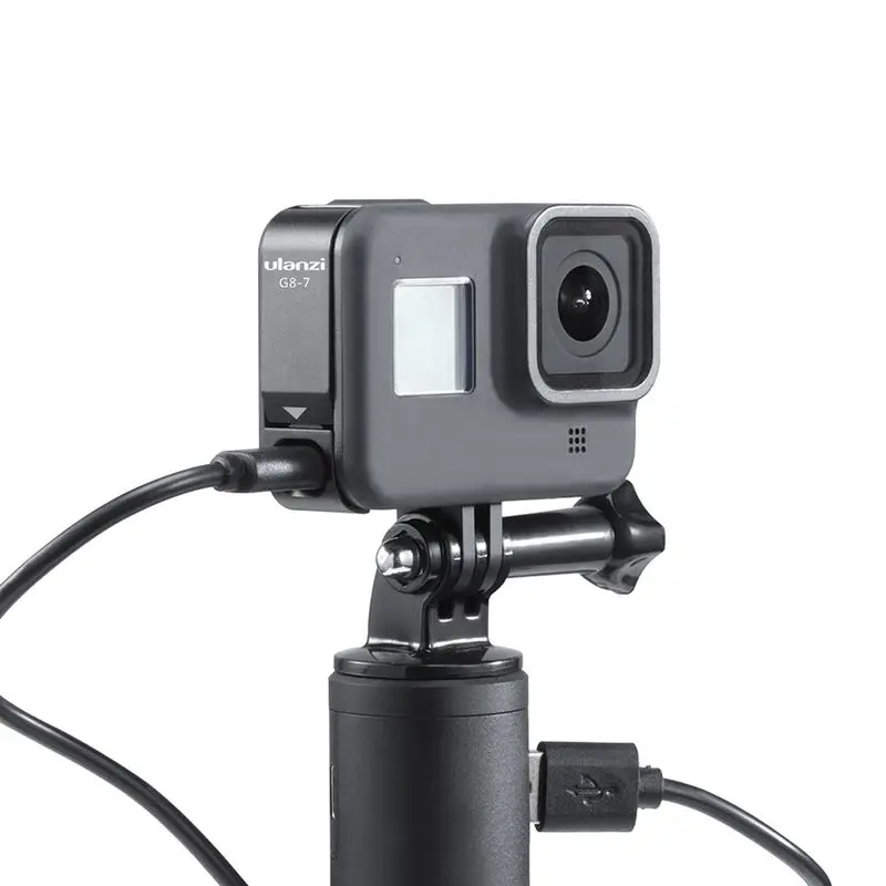 ULANZI G8-7 Protective Cover for Gopro Hero 8 Black Battery Case Cover Type-C Charging Port Adapter Vlog Accessory for Gopro
