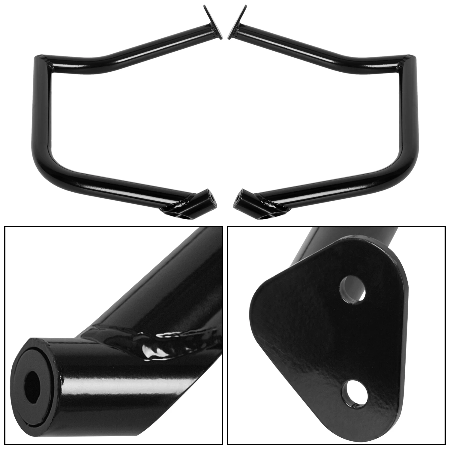 Black Highway Engine Guard Crash Bars For Victory Cross Country Roads Magnum