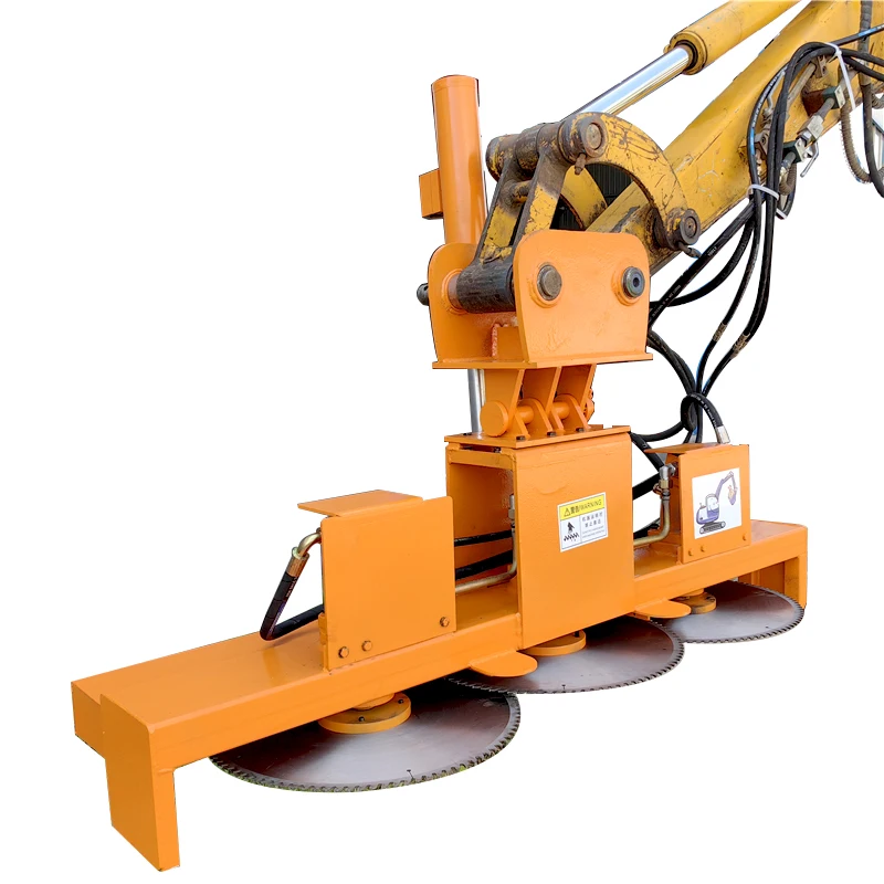 Promotion!! free shipping Mini Excavator Hydraulic Sawing Machine Single Head Cutting Saw