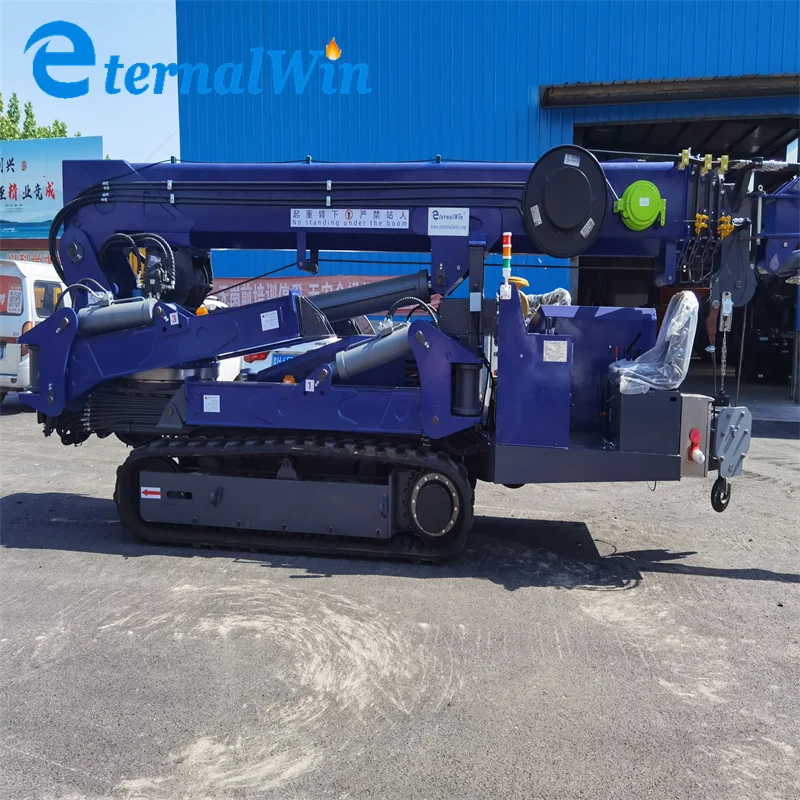 Best Quality Diesel Engine Drive Spider Crane Electric Movable Small Spider Crane Mini Crane For Sale