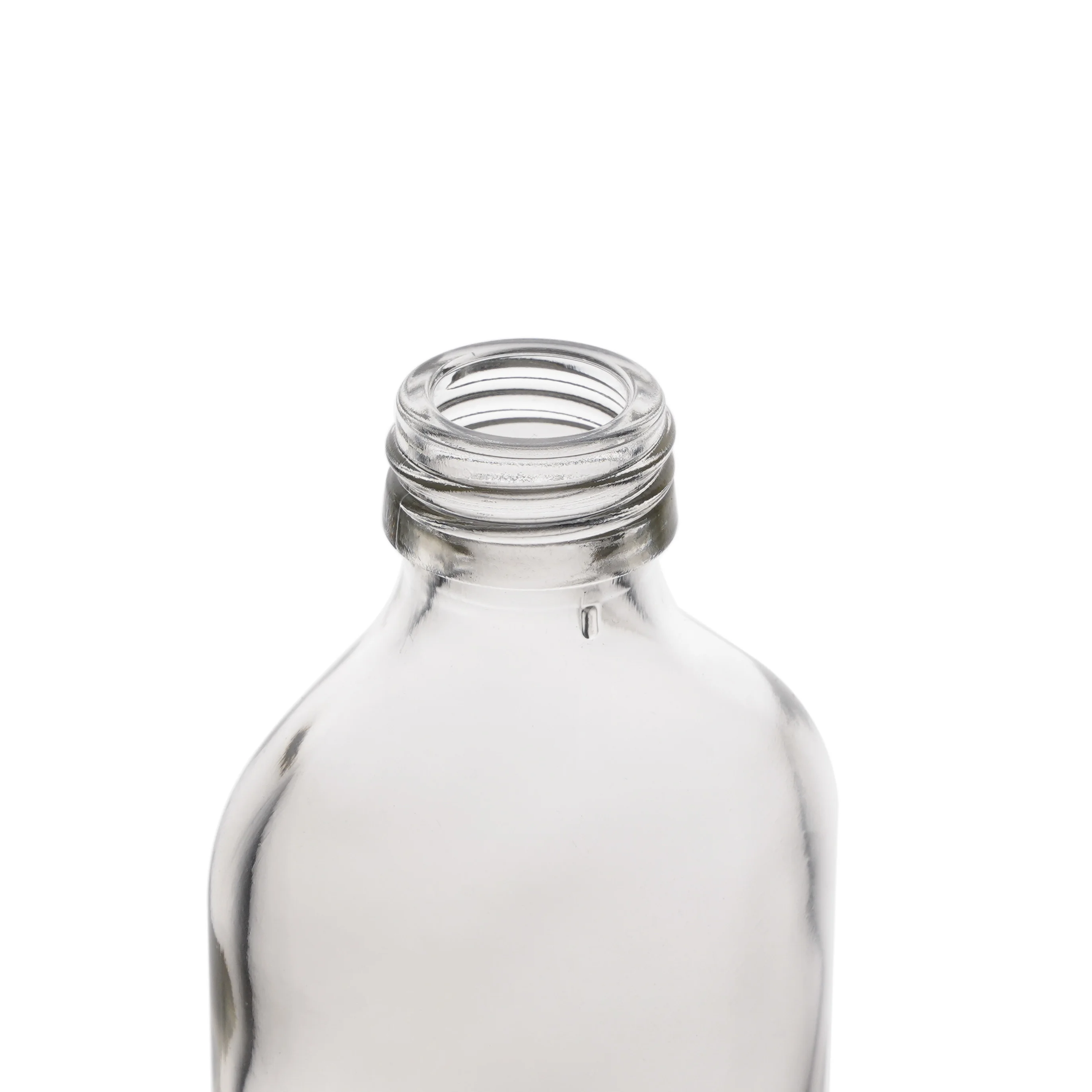 Berlin Packaging 50ml Small Liquor Sample Oval Juice Whiskey Spirit Bottle Vodka Water Glass Bottle For Carbonated Drinks