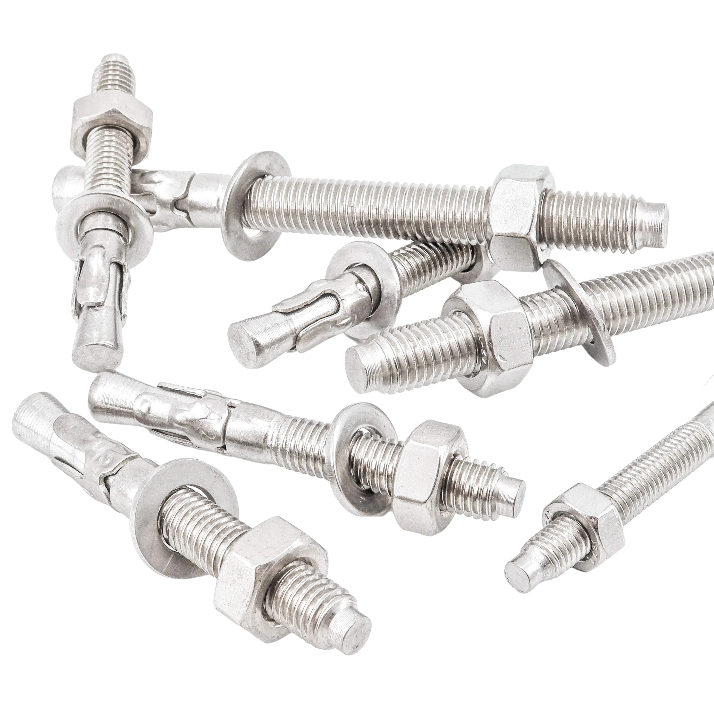 High Quality Stainless Steel Bolts Mechanical Anchor Bolt 304 M12 *120 Expansion Wedge Anchors Bolt