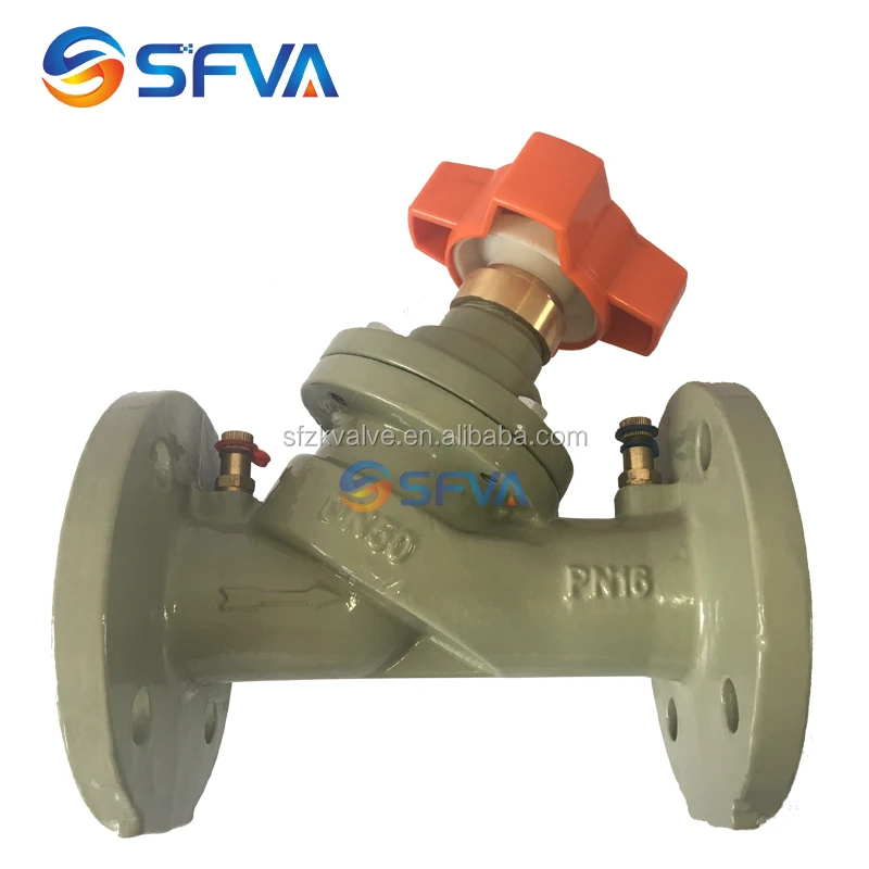 SFVA BRAND GOOD QUALITY PN16 DN100 Cast iron water static balance valve price