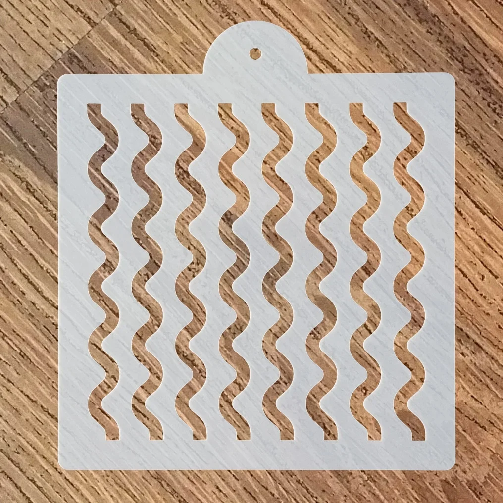 Wholesale 16 pieces small MOQ Cupcake Custom Flexible Fondant Plastic Cookie Cake Decorating Stencils Cake Stencil Template