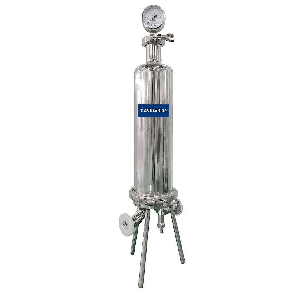 Polished 316 Stainless Steel Membrane Pleated Filter Cartridge Liquid Filter Machine