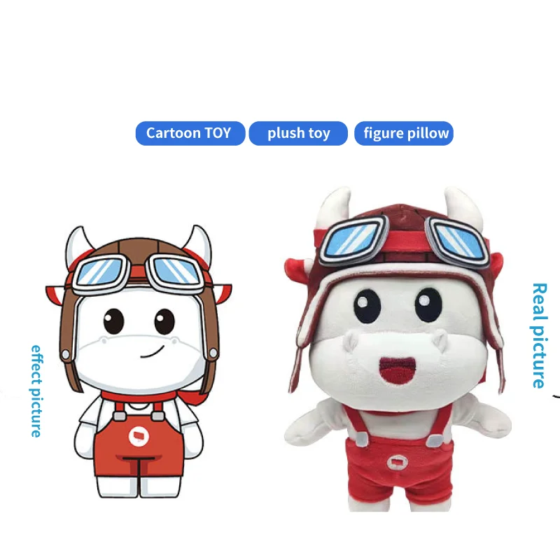 Customize A Variety Of Styles Picture Doll Toys Lion Rabbit Little Goat Animal Image Plush Toys Design Own Plush Toy