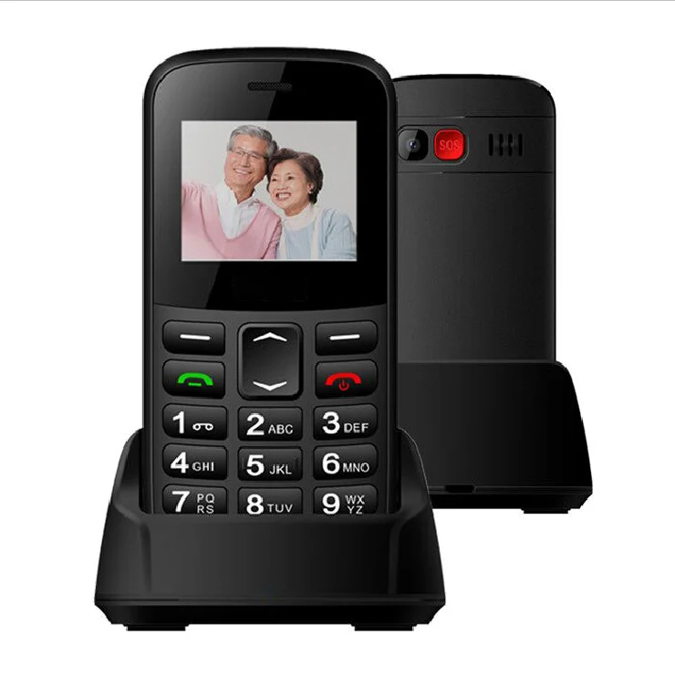 1.77 inch type-C gsm quad band big button unlocked dual SIM handy phone 2g