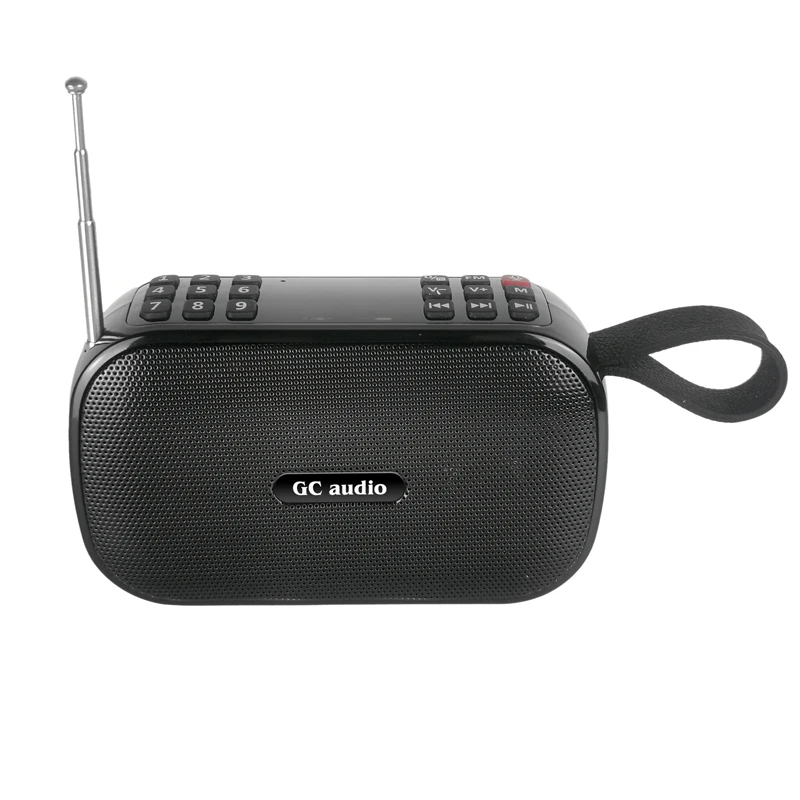  Хорошее качество Портативный fm-радиоприемник с USB TF-картой воспроизведение перезаряжаемая батарея синий зуб запись aux in радио динамик