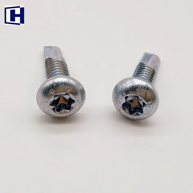 
Good quality galvanizing pan head torx self drilling screws tornillos DIN 7504 
