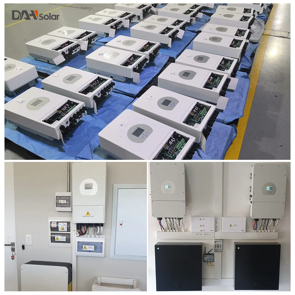 Китайский запас Deye SUN-50K-SG01HP3-EU-BM4 высокого напряжения трехфазный 50 кВт Гибридный солнечный инвертор