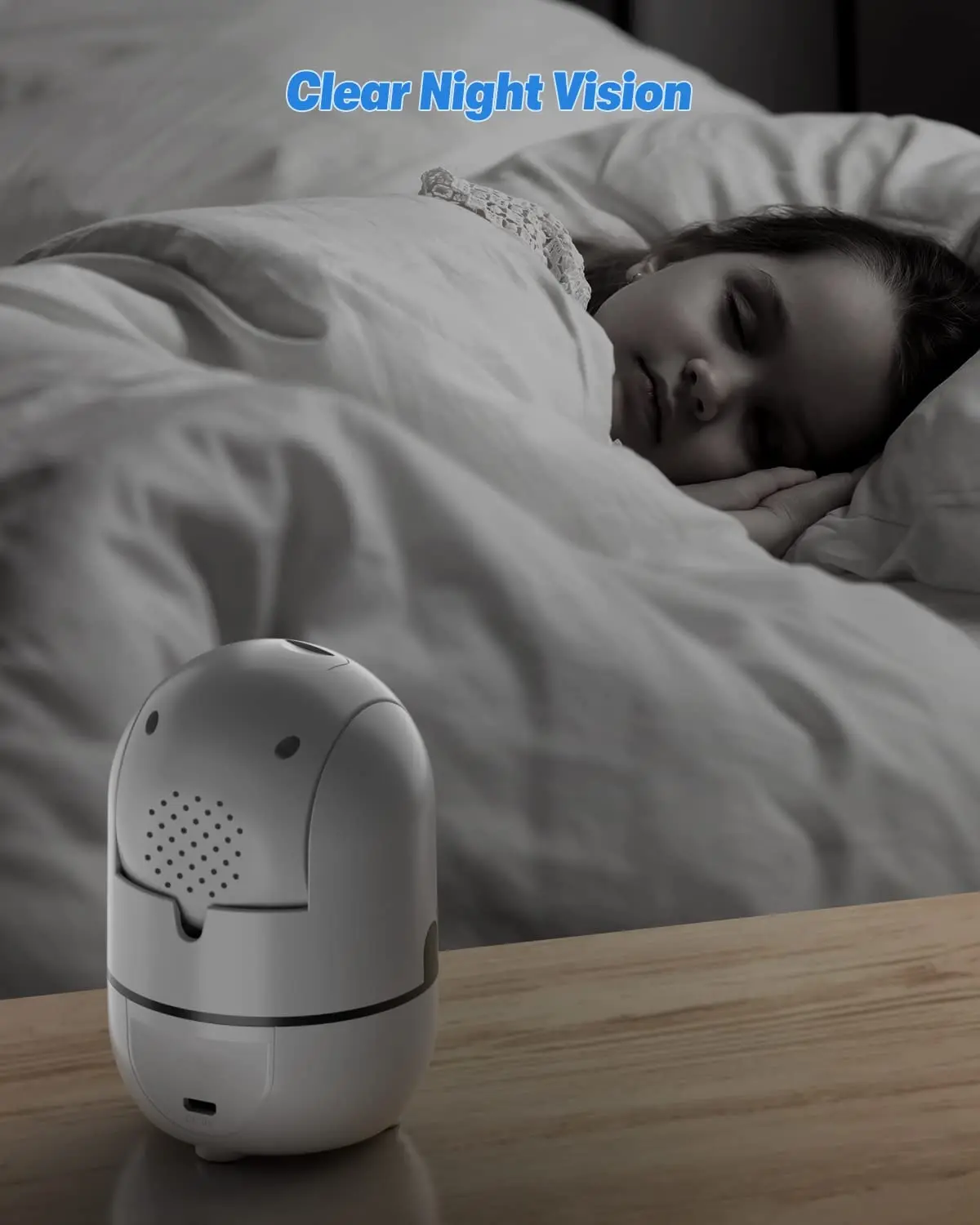 YCC365 Home Security camera Night Vision Two-Way Audio Motion Detection Phone APP Remote Control Indoor WiFi baby Camera