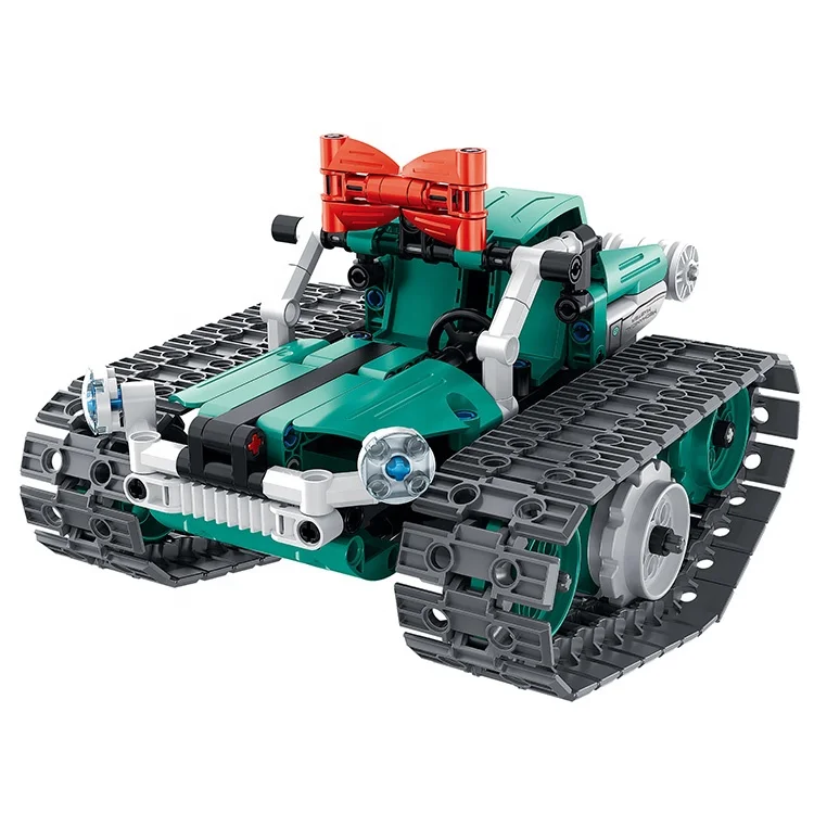 APP programming plastic diy toys robot sets Remote Control building blocks Educational 2.4G RC toy for preschool kids