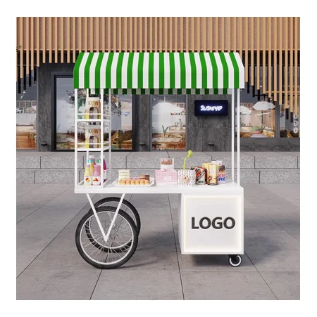 Custom Stall Rack Activity Scaffolding Mobile Snack Promotional Marketing Booth Stand ice cream street food vendor display stand