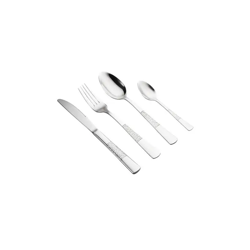 Top Quality Multi-Functional Steak Stainless Steel Knife Fork And Spoon Four Piece Set For Sale