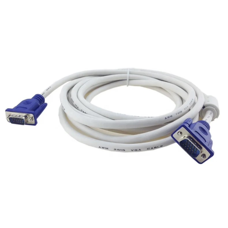 10M  hot selling  male to male vga cable for computer audio video