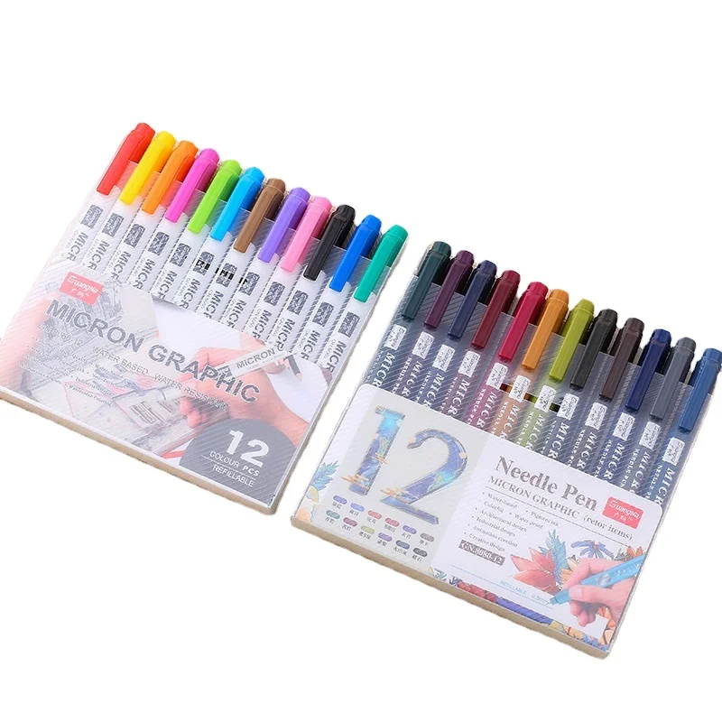 Colouring pen for kids Vivid Colors Textile Marker Pen Set Non-toxic Washable Fabric Marker