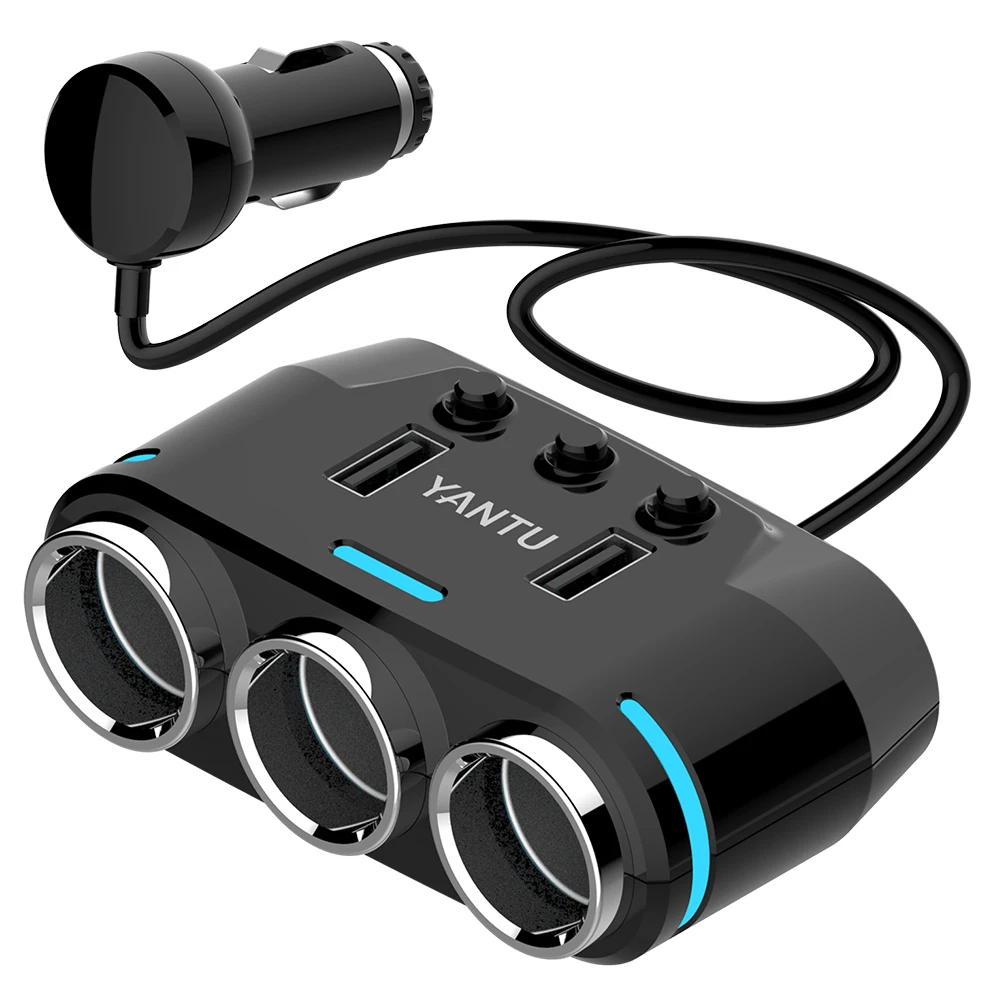 Новое водонепроницаемое автомобильное зарядное устройство YANTU с USB разъемом B39 популярный Проводной адаптер хорошего качества для автомобильного прикуривателя