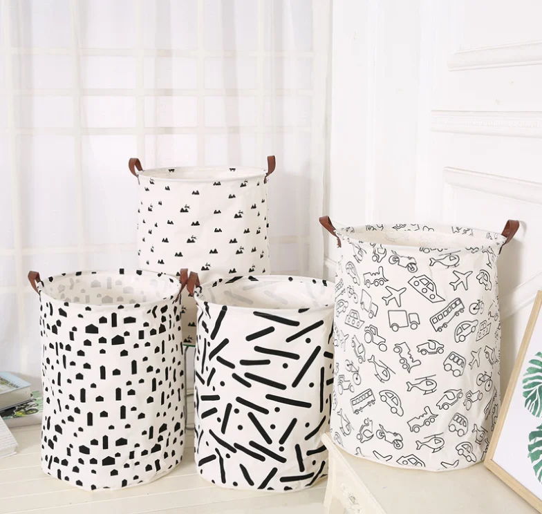 Fashion Design Top Quality Clothes Storage Eco-Friendly Laundry Storage Basket Foldable Cloth Bag