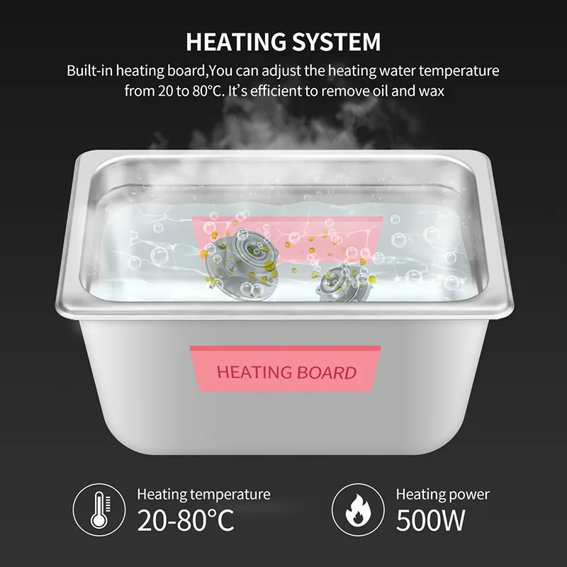 FD-080S ультразвуковое чистящее оборудование 22L 300W протезные ультразвуковые очистители