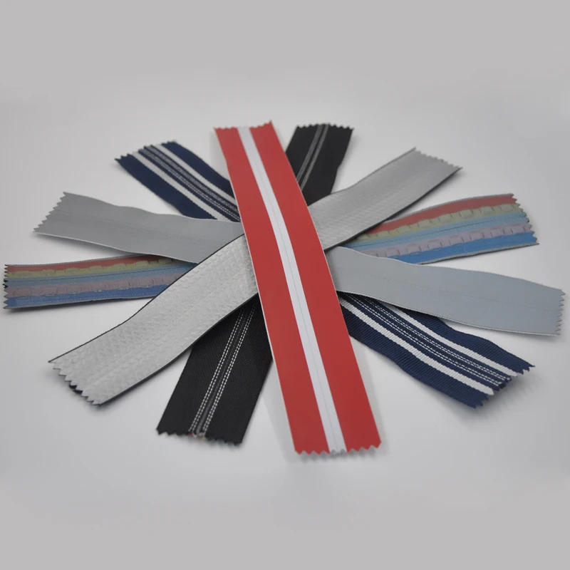 
Printed Pu Waterproof Reflective Zippers Airtight For Mens Jackets Backpack Bag Drysuit Underwear Shoe Cover 