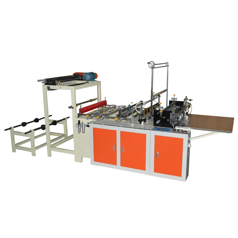 Dexinda high quality EVA HDPE LDPE material bottom cutting bag making machine