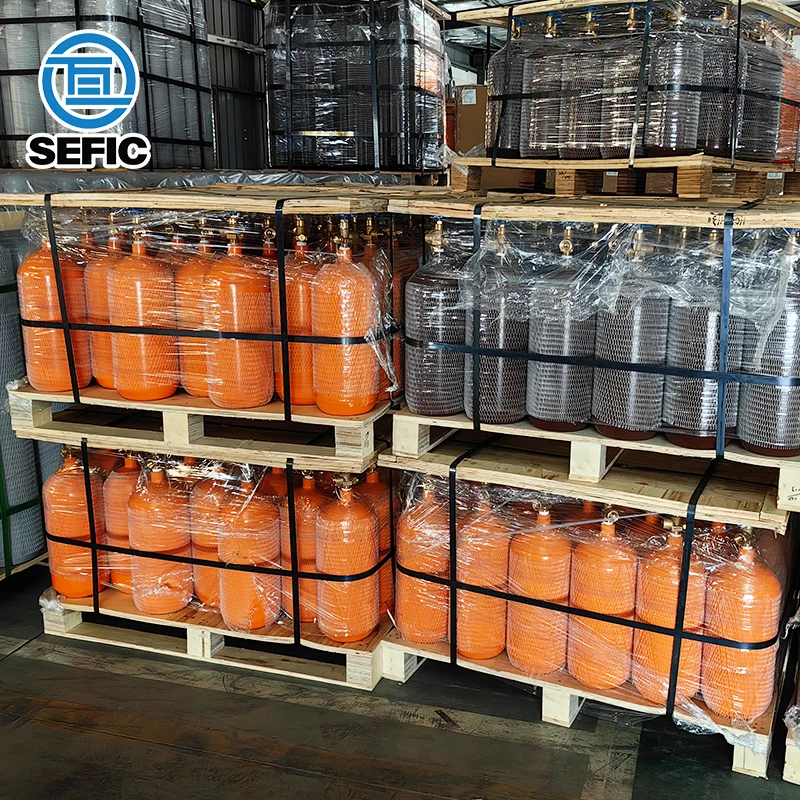 3.6L DOT3AA Industrial Gas Cylinder Oxygen Gas Cylinder Used For Industry And Nitrogen/Argon/Helium/CO2 Steel Gas Cylinder