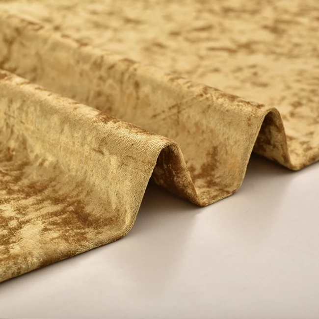 Hot Sale Plain Super Soft Ice Crushed Spandex Stretch Korea Ks Velvet Fabric