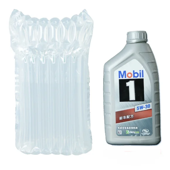 High quality strong enough car engine oil Packing Material Packaging Protection Bubble Bag for 1L Engine Oil