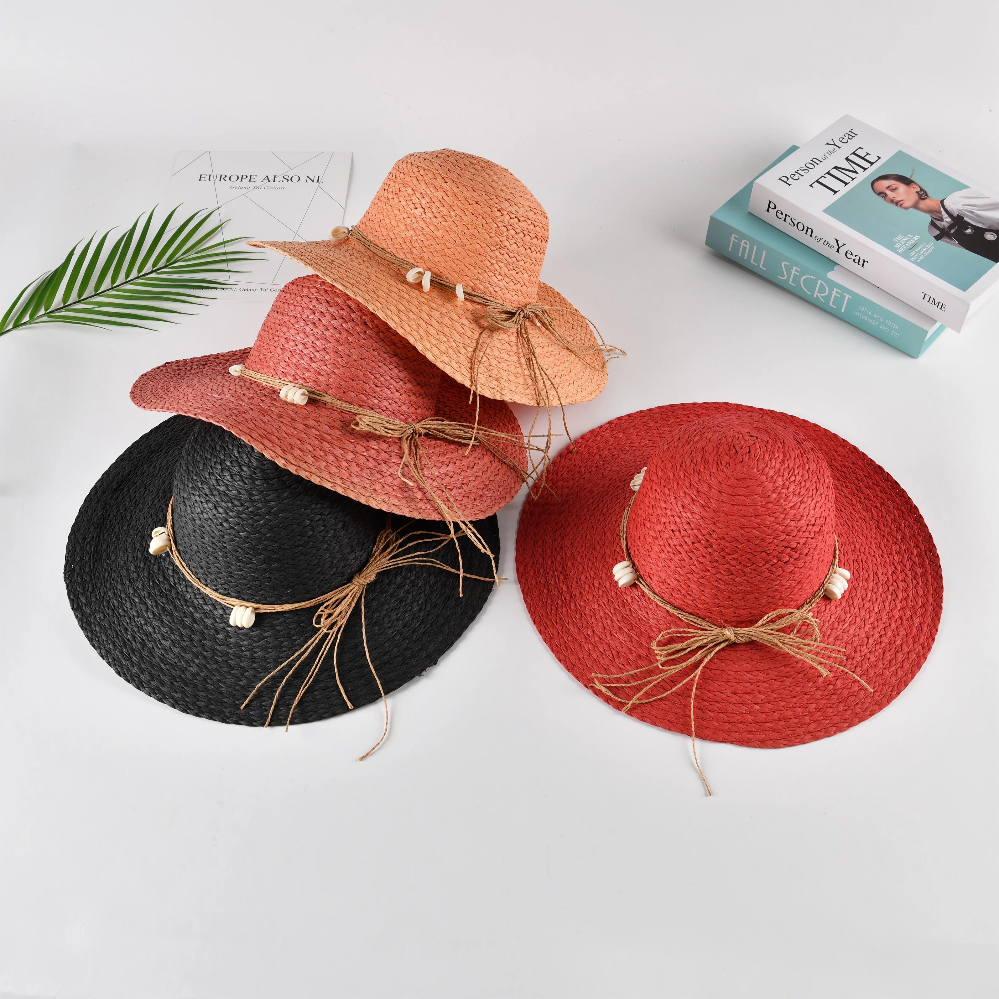 New summer Wide Brim Sun Hat fashion beach straw hat