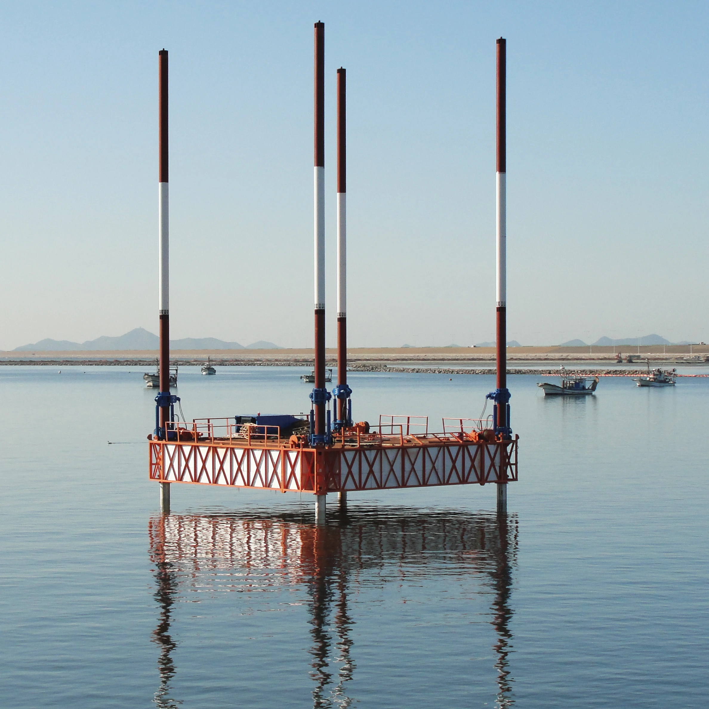 Geotechnical Engineering Floating Crane Transport Modern Modular Ship Offshore Boats Small Barge