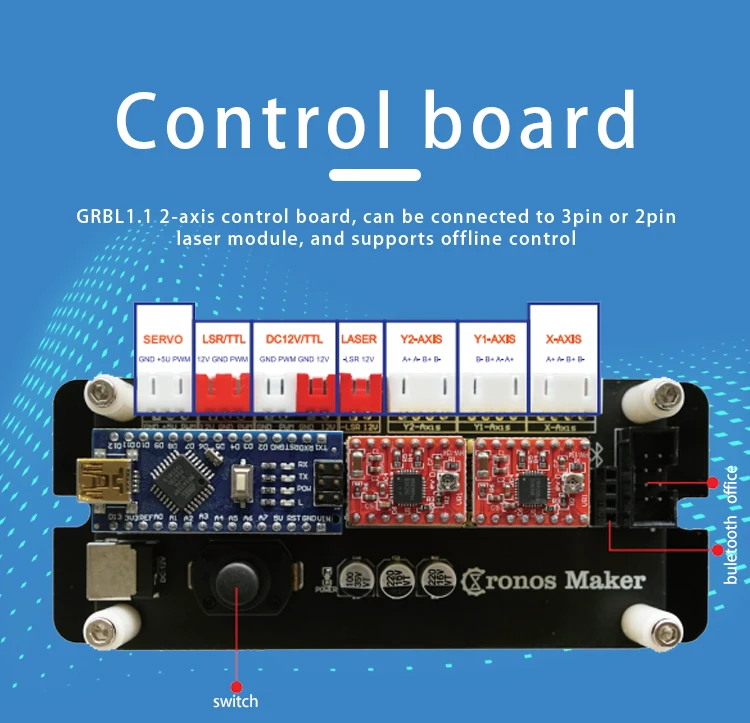  Laser Engraving Machine for Cylinder Wood Wine Bottle