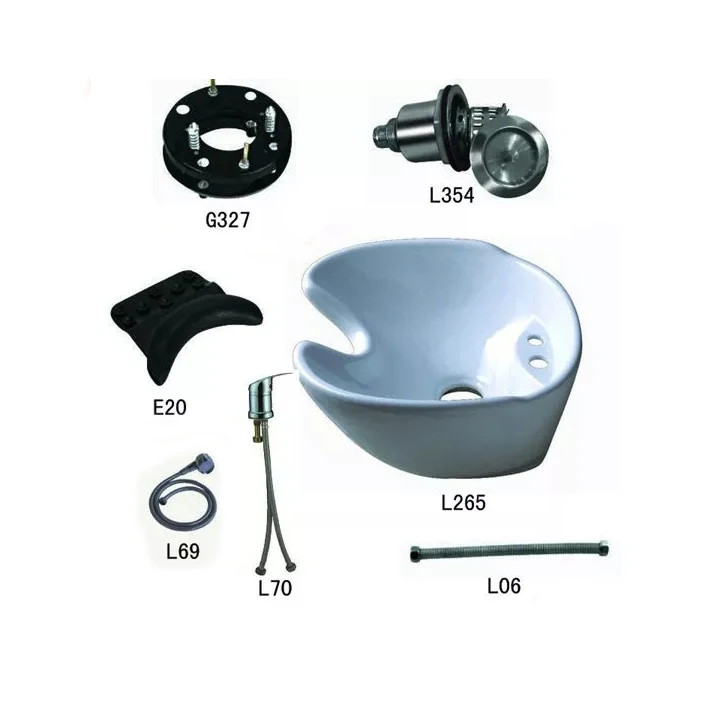 Оптовая продажа, аксессуары для кресла и кровати M301Ceramic Salon, Набор чашек для шампуня, горшки, умывальник для волос