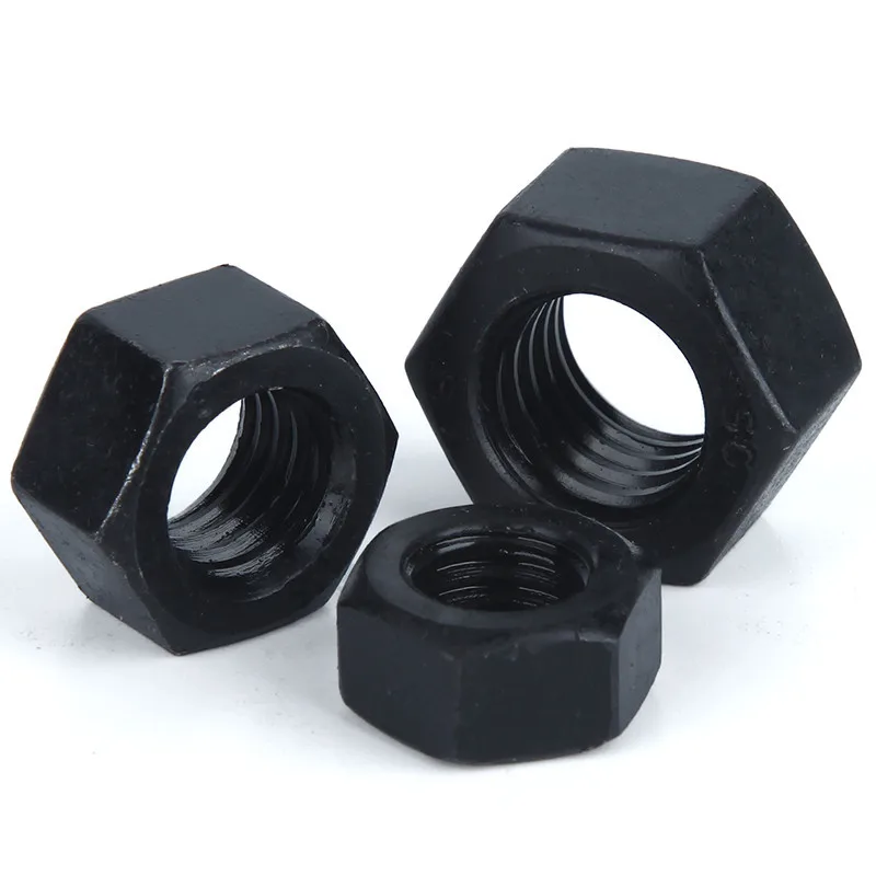 High Quality High Strength Hex Nuts Wholesale Price High Strength Hex Nuts Black Oxide