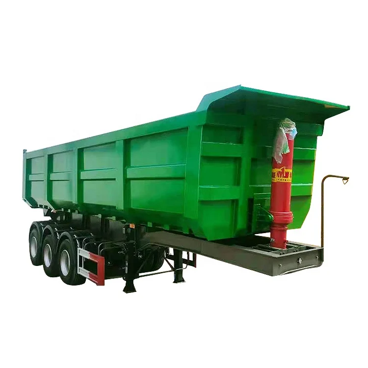 Heavy Duty 5 Axles Farm 45 Cubic Meters Rear Dump Semi Trailer Price