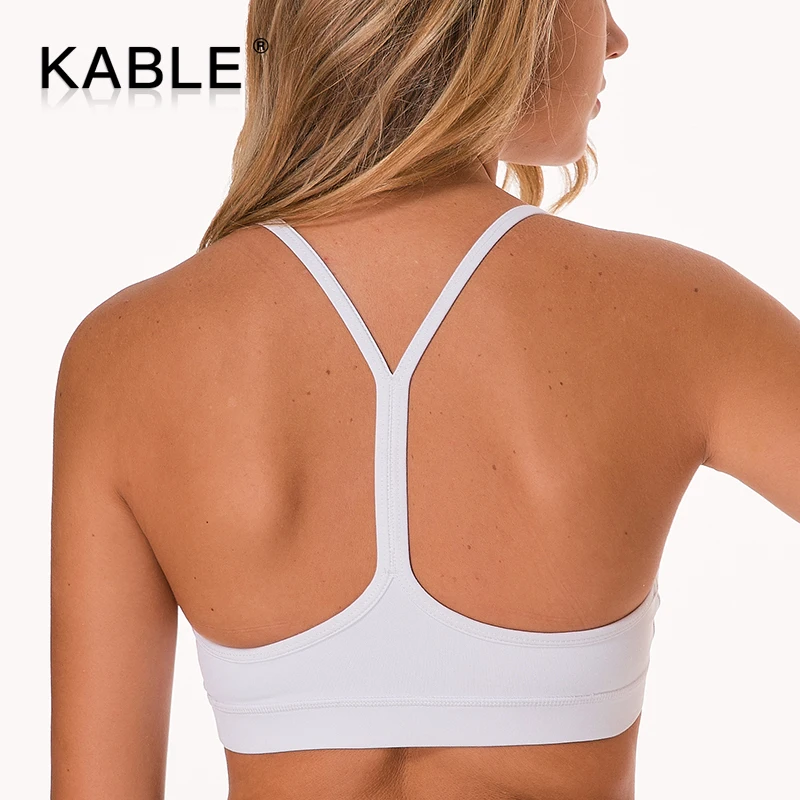 Athletic Wear Running Bra Beauty Back Y Cross Sports Bra Solid Color Ladies Sport Bra For Women
