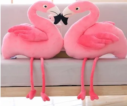 Wholesale 25cm /40cm ins Fasion Home Decoration Plush Flamingo Toys Stuffed Flamingo Tuffed Bird Soft Pillow