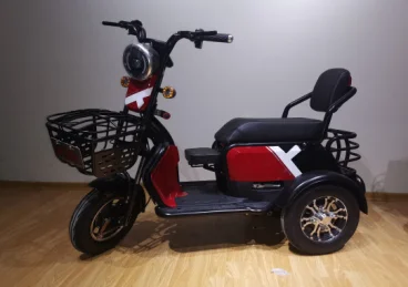 Factory direct sales 48v500w horizontal front suspension non-slip soft start tubeless sports electric tricycle