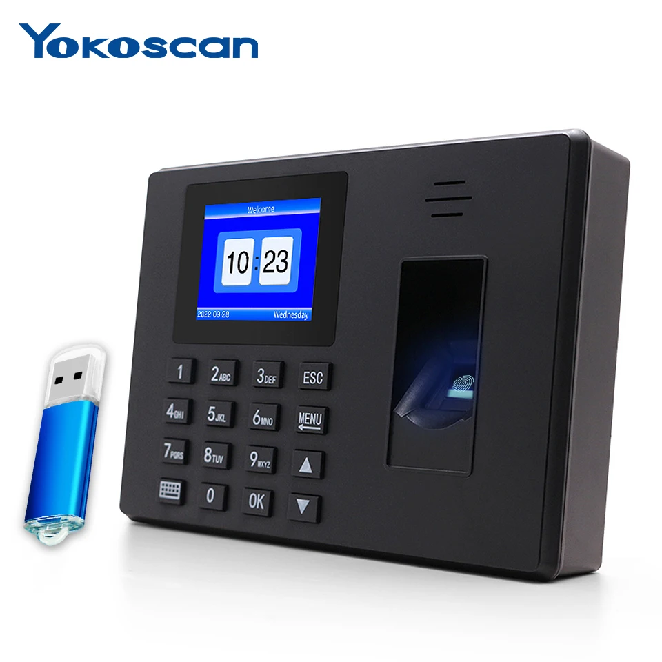 F06 Fingerprint Time Attendance Machine Biometric Recorder F06 For Office Facoty