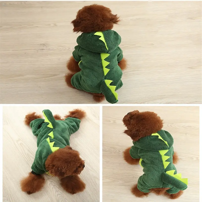 Wholesale Soft Warm Fleece Dogs Jumpsuits Pet Clothing For Small Dogs Puppy Cats Hoodies Chihuahua Yorkshire Costume