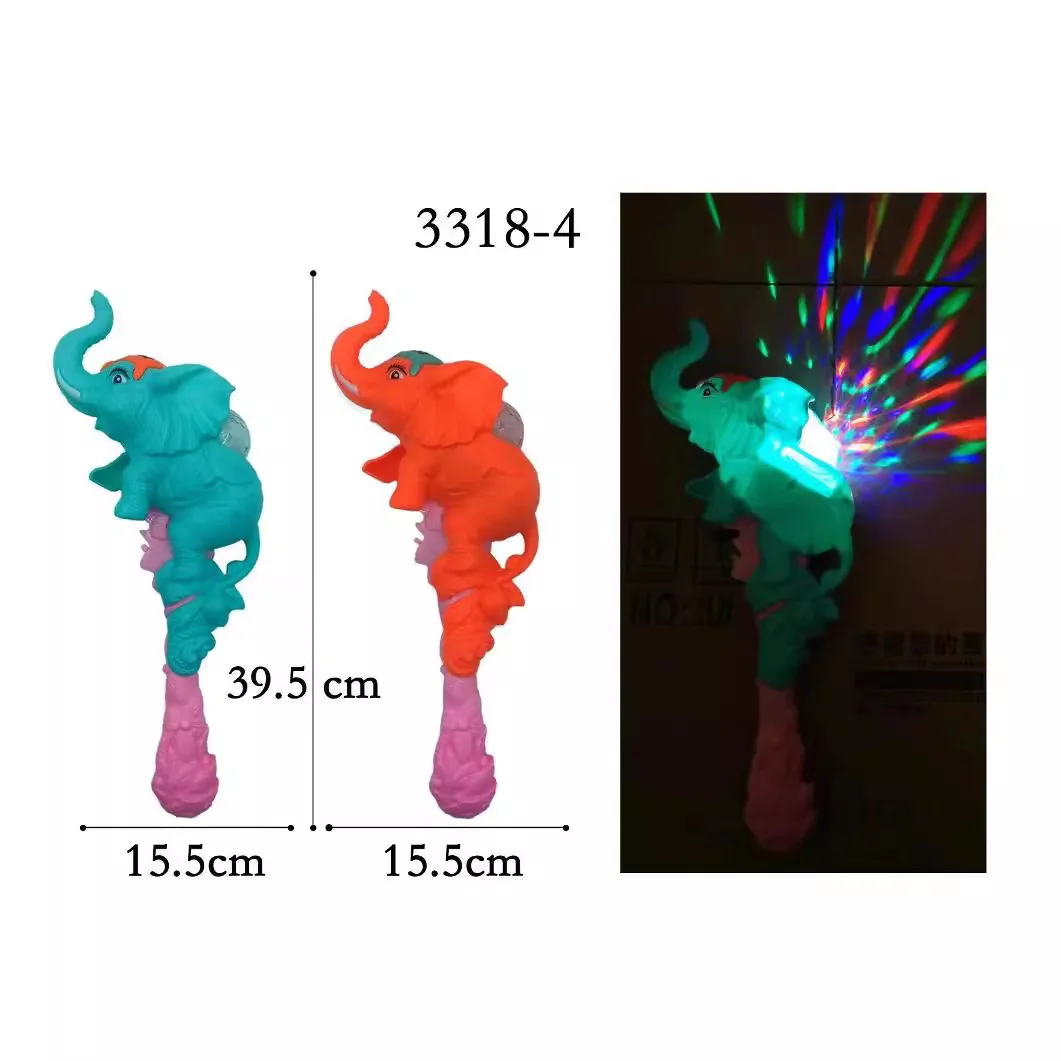 Wholesale Glowing Fairy Wand Toy Flashing Animal Shape LED Wand Light up Spinning Magic Ball Toy Wand for Kids